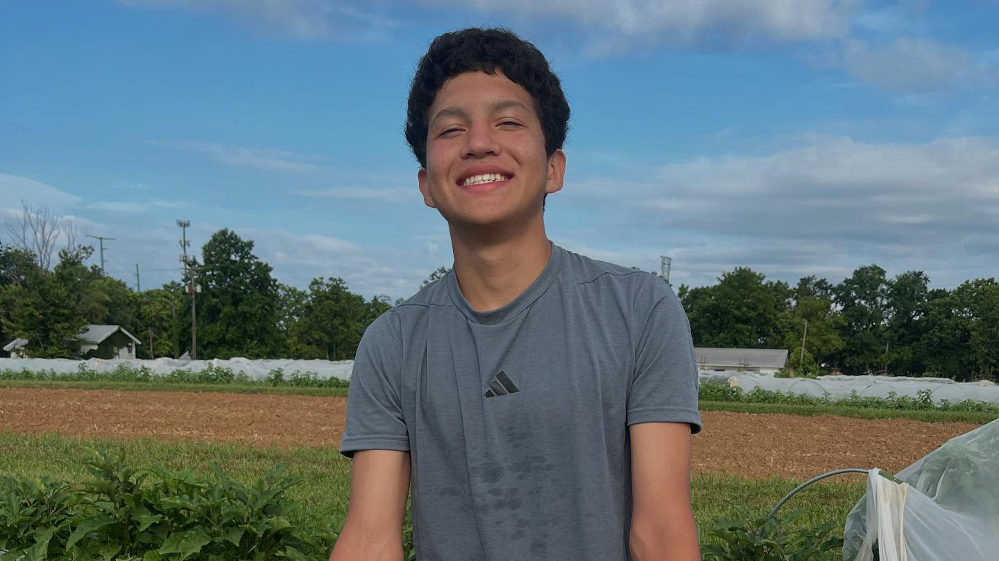 Youth intern Raphael